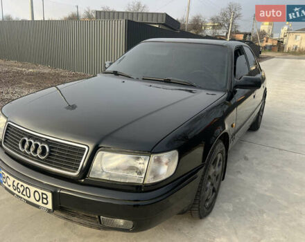 Черный Ауди 100, объемом двигателя 2.8 л и пробегом 470 тыс. км за 2350 $, фото 1 на Automoto.ua