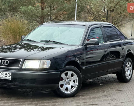 Черный Ауди 100, объемом двигателя 2.28 л и пробегом 550 тыс. км за 1390 $, фото 1 на Automoto.ua
