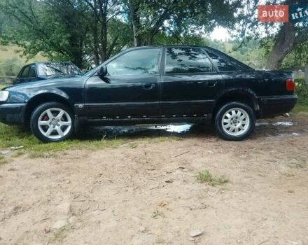 Черный Ауди 100, объемом двигателя 1.9 л и пробегом 350 тыс. км за 2400 $, фото 1 на Automoto.ua
