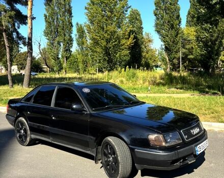 Черный Ауди 100, объемом двигателя 2.6 л и пробегом 321 тыс. км за 2999 $, фото 1 на Automoto.ua