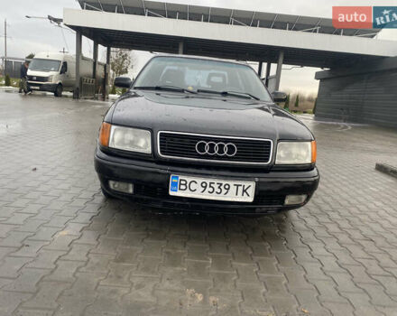 Черный Ауди 100, объемом двигателя 2.77 л и пробегом 360 тыс. км за 2300 $, фото 1 на Automoto.ua