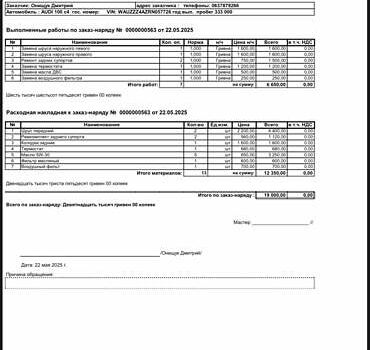 Черный Ауди 100, объемом двигателя 2.5 л и пробегом 338 тыс. км за 4000 $, фото 17 на Automoto.ua