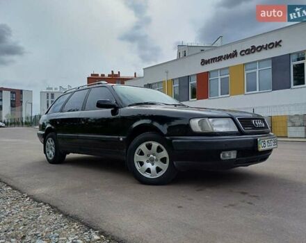 Черный Ауди 100, объемом двигателя 2.8 л и пробегом 414 тыс. км за 3000 $, фото 1 на Automoto.ua