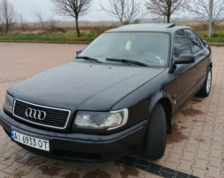 Черный Ауди 100, объемом двигателя 2.8 л и пробегом 324 тыс. км за 3000 $, фото 1 на Automoto.ua