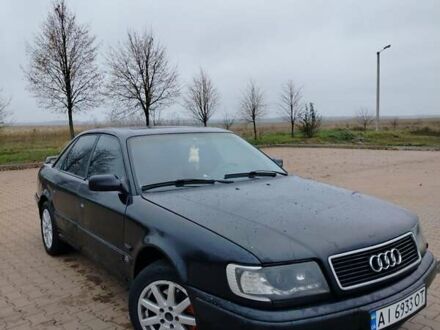 Черный Ауди 100, объемом двигателя 2.8 л и пробегом 325 тыс. км за 3000 $, фото 1 на Automoto.ua