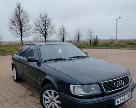 Черный Ауди 100, объемом двигателя 2.8 л и пробегом 325 тыс. км за 3000 $, фото 1 на Automoto.ua