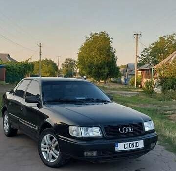 Черный Ауди 100, объемом двигателя 2.8 л и пробегом 280 тыс. км за 2500 $, фото 1 на Automoto.ua