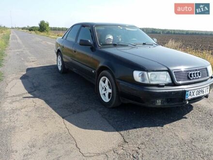 Черный Ауди 100, объемом двигателя 2.8 л и пробегом 310 тыс. км за 3200 $, фото 1 на Automoto.ua