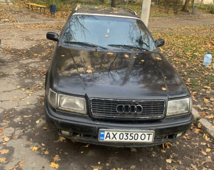 Черный Ауди 100, объемом двигателя 2.77 л и пробегом 400 тыс. км за 1350 $, фото 1 на Automoto.ua