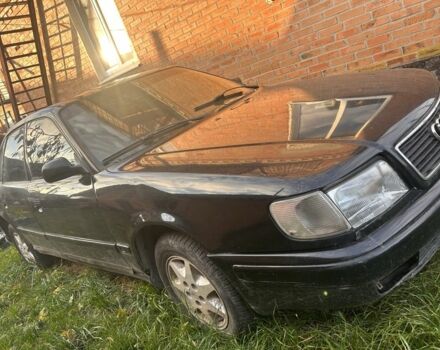 Черный Ауди 100, объемом двигателя 2.8 л и пробегом 450 тыс. км за 1200 $, фото 1 на Automoto.ua