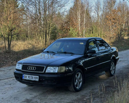 Черный Ауди 100, объемом двигателя 2.5 л и пробегом 575 тыс. км за 3200 $, фото 1 на Automoto.ua