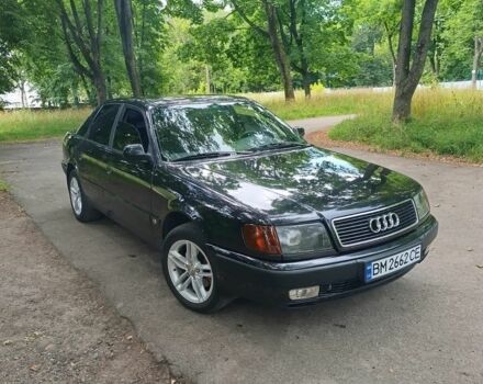 Черный Ауди 100, объемом двигателя 2.6 л и пробегом 320 тыс. км за 3300 $, фото 1 на Automoto.ua