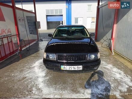 Черный Ауди 100, объемом двигателя 2.6 л и пробегом 340 тыс. км за 3800 $, фото 1 на Automoto.ua