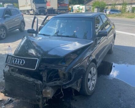 Черный Ауди 100, объемом двигателя 2.5 л и пробегом 200 тыс. км за 1495 $, фото 1 на Automoto.ua