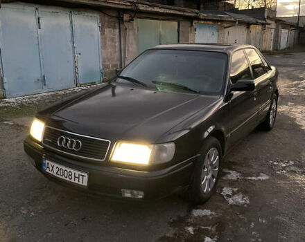 Чорний Ауді 100, об'ємом двигуна 2.8 л та пробігом 370 тис. км за 3000 $, фото 1 на Automoto.ua