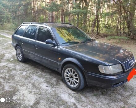 Черный Ауди 100, объемом двигателя 2 л и пробегом 350 тыс. км за 1650 $, фото 1 на Automoto.ua