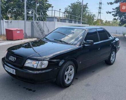 Черный Ауди 100, объемом двигателя 2.6 л и пробегом 153 тыс. км за 3750 $, фото 1 на Automoto.ua