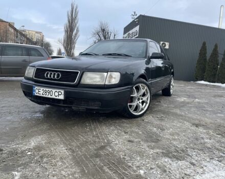 Черный Ауди 100, объемом двигателя 2.8 л и пробегом 249 тыс. км за 2650 $, фото 1 на Automoto.ua