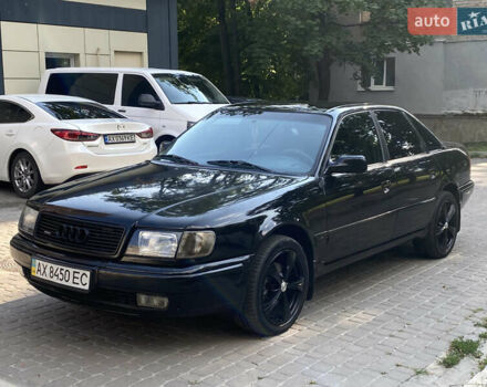 Черный Ауди 100, объемом двигателя 2.8 л и пробегом 350 тыс. км за 3400 $, фото 1 на Automoto.ua