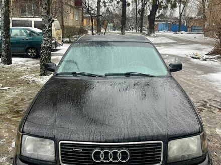 Черный Ауди 100, объемом двигателя 2.8 л и пробегом 556 тыс. км за 3800 $, фото 1 на Automoto.ua