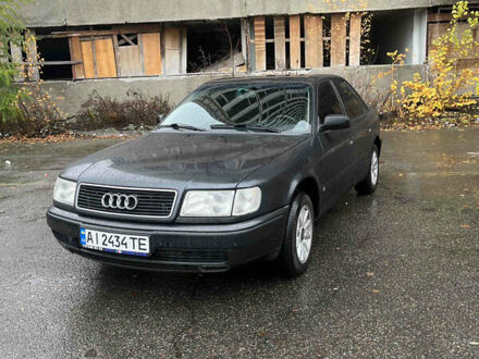 Черный Ауди 100, объемом двигателя 2.46 л и пробегом 332 тыс. км за 3000 $, фото 1 на Automoto.ua