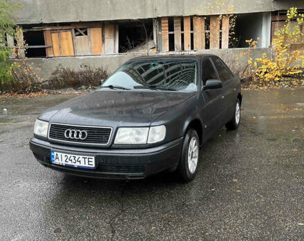 Чорний Ауді 100, об'ємом двигуна 2.46 л та пробігом 332 тис. км за 3000 $, фото 1 на Automoto.ua