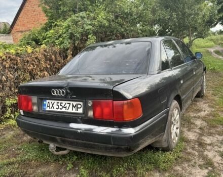 Черный Ауди 100, объемом двигателя 2 л и пробегом 400 тыс. км за 1800 $, фото 1 на Automoto.ua