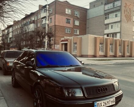 Черный Ауди 100, объемом двигателя 2.8 л и пробегом 1000 тыс. км за 4000 $, фото 1 на Automoto.ua