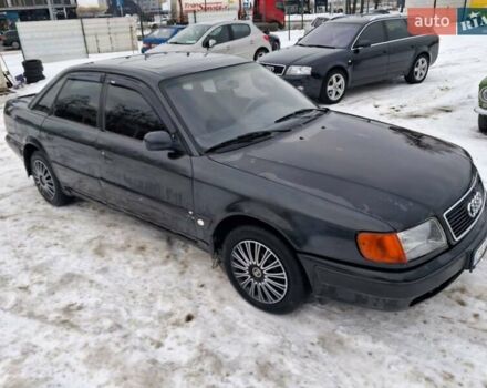 Черный Ауди 100, объемом двигателя 2.6 л и пробегом 328 тыс. км за 2000 $, фото 1 на Automoto.ua