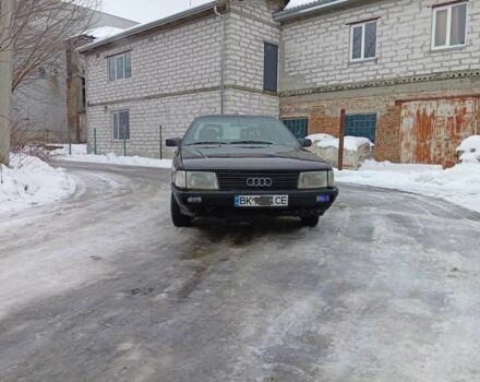 Черный Ауди 100, объемом двигателя 2.5 л и пробегом 350 тыс. км за 1100 $, фото 1 на Automoto.ua