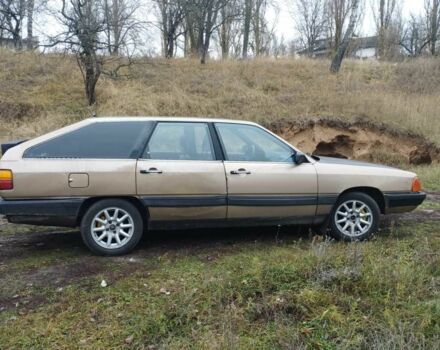 Коричневый Ауди 100, объемом двигателя 2.2 л и пробегом 750 тыс. км за 1700 $, фото 1 на Automoto.ua