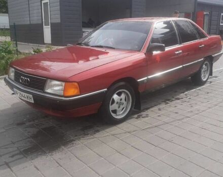 Красный Ауди 100, объемом двигателя 2 л и пробегом 250 тыс. км за 1900 $, фото 1 на Automoto.ua