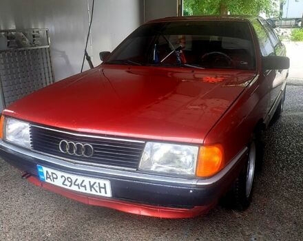Червоний Ауді 100, об'ємом двигуна 2 л та пробігом 300 тис. км за 2500 $, фото 1 на Automoto.ua
