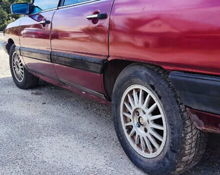 Красный Ауди 100, объемом двигателя 2.2 л и пробегом 160 тыс. км за 1000 $, фото 5 на Automoto.ua