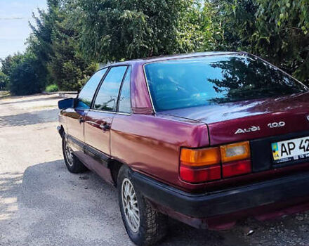 Красный Ауди 100, объемом двигателя 2.2 л и пробегом 160 тыс. км за 1000 $, фото 4 на Automoto.ua