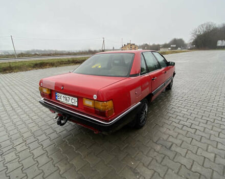 Красный Ауди 100, объемом двигателя 1.8 л и пробегом 185 тыс. км за 899 $, фото 6 на Automoto.ua