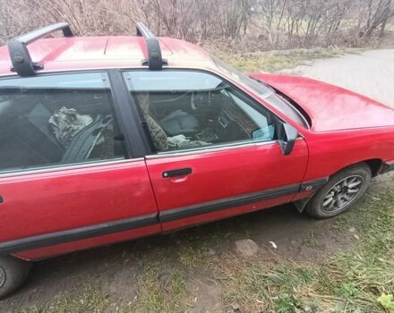 Красный Ауди 100, объемом двигателя 1.8 л и пробегом 400 тыс. км за 2500 $, фото 2 на Automoto.ua