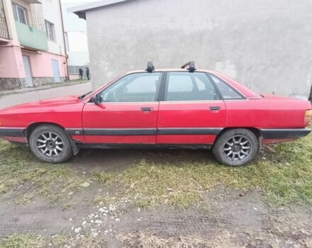 Красный Ауди 100, объемом двигателя 1.8 л и пробегом 400 тыс. км за 2500 $, фото 3 на Automoto.ua