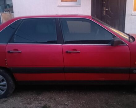 Красный Ауди 100, объемом двигателя 1.8 л и пробегом 350 тыс. км за 1500 $, фото 5 на Automoto.ua