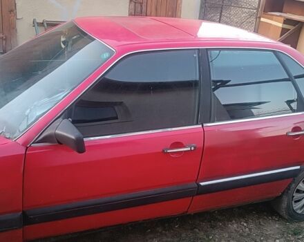 Красный Ауди 100, объемом двигателя 1.8 л и пробегом 350 тыс. км за 1500 $, фото 7 на Automoto.ua