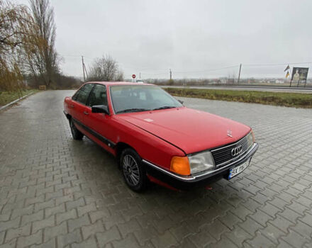 Красный Ауди 100, объемом двигателя 1.8 л и пробегом 185 тыс. км за 899 $, фото 3 на Automoto.ua