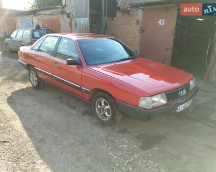 Красный Ауди 100, объемом двигателя 2.31 л и пробегом 100 тыс. км за 1500 $, фото 1 на Automoto.ua