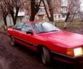 Красный Ауди 100, объемом двигателя 1.8 л и пробегом 300 тыс. км за 2300 $, фото 1 на Automoto.ua