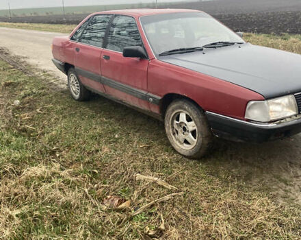Красный Ауди 100, объемом двигателя 2 л и пробегом 250 тыс. км за 1500 $, фото 2 на Automoto.ua