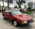 Красный Ауди 100, объемом двигателя 1.8 л и пробегом 367 тыс. км за 1350 $, фото 1 на Automoto.ua