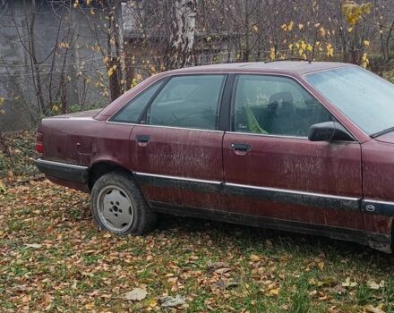 Красный Ауди 100, объемом двигателя 2 л и пробегом 300 тыс. км за 1737 $, фото 1 на Automoto.ua