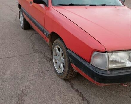 Красный Ауди 100, объемом двигателя 1.8 л и пробегом 260 тыс. км за 1550 $, фото 1 на Automoto.ua