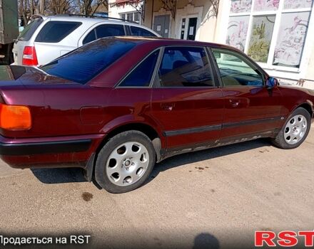 Красный Ауди 100, объемом двигателя 2.3 л и пробегом 412 тыс. км за 3000 $, фото 2 на Automoto.ua