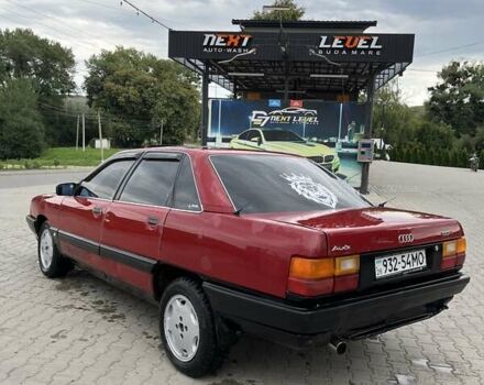 Красный Ауди 100, объемом двигателя 1.8 л и пробегом 367 тыс. км за 1350 $, фото 2 на Automoto.ua
