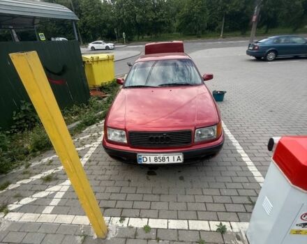 Красный Ауди 100, объемом двигателя 2.3 л и пробегом 53 тыс. км за 1700 $, фото 1 на Automoto.ua